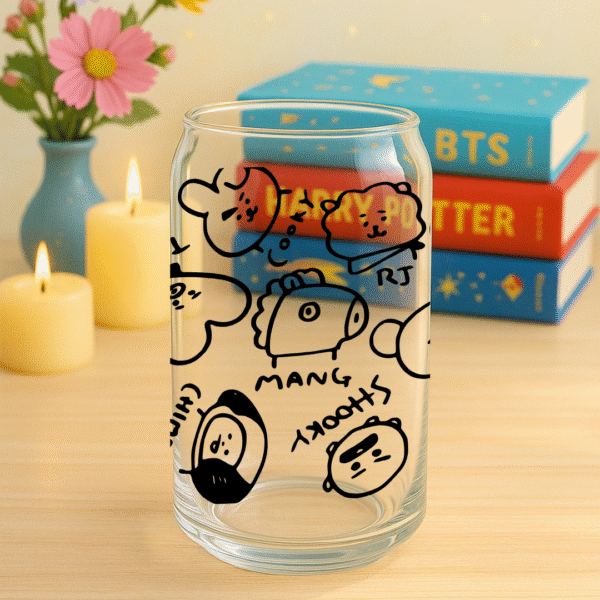 Vaso BT21 lineas - BTS