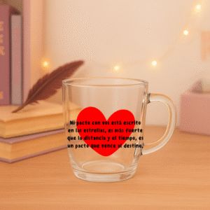 Taza del pacto entre Mar y Thiago - Casi Ángeles