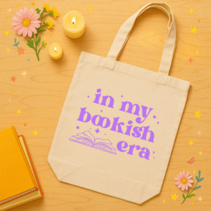 Tote "in my bookish era"