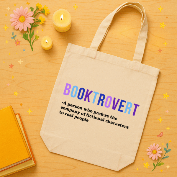 Tote bag Booktrovert