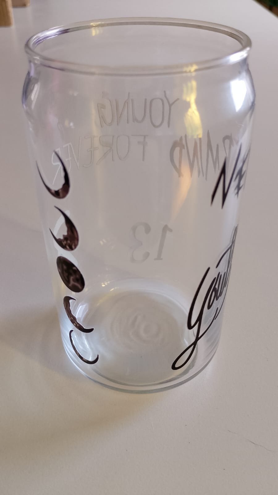 Vaso de vidrio Jimin BTS Tatuajes - Image 2