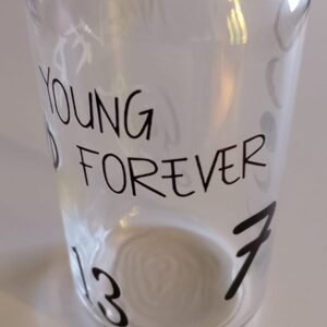 Vaso de vidrio  Jimin BTS Tatuajes