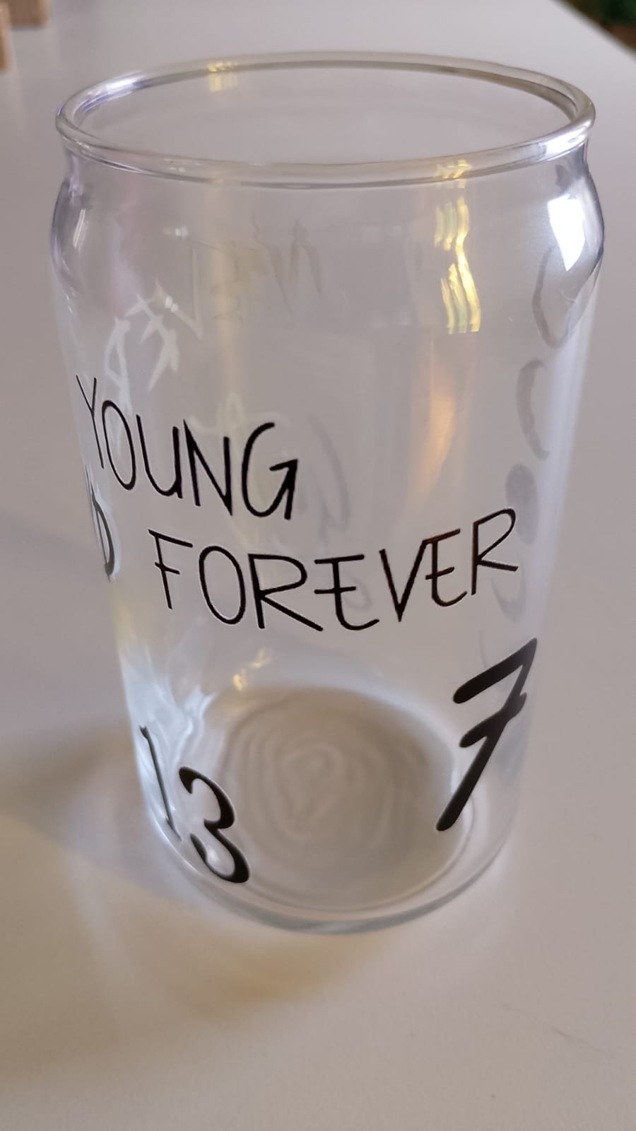 Vaso de vidrio Jimin BTS Tatuajes